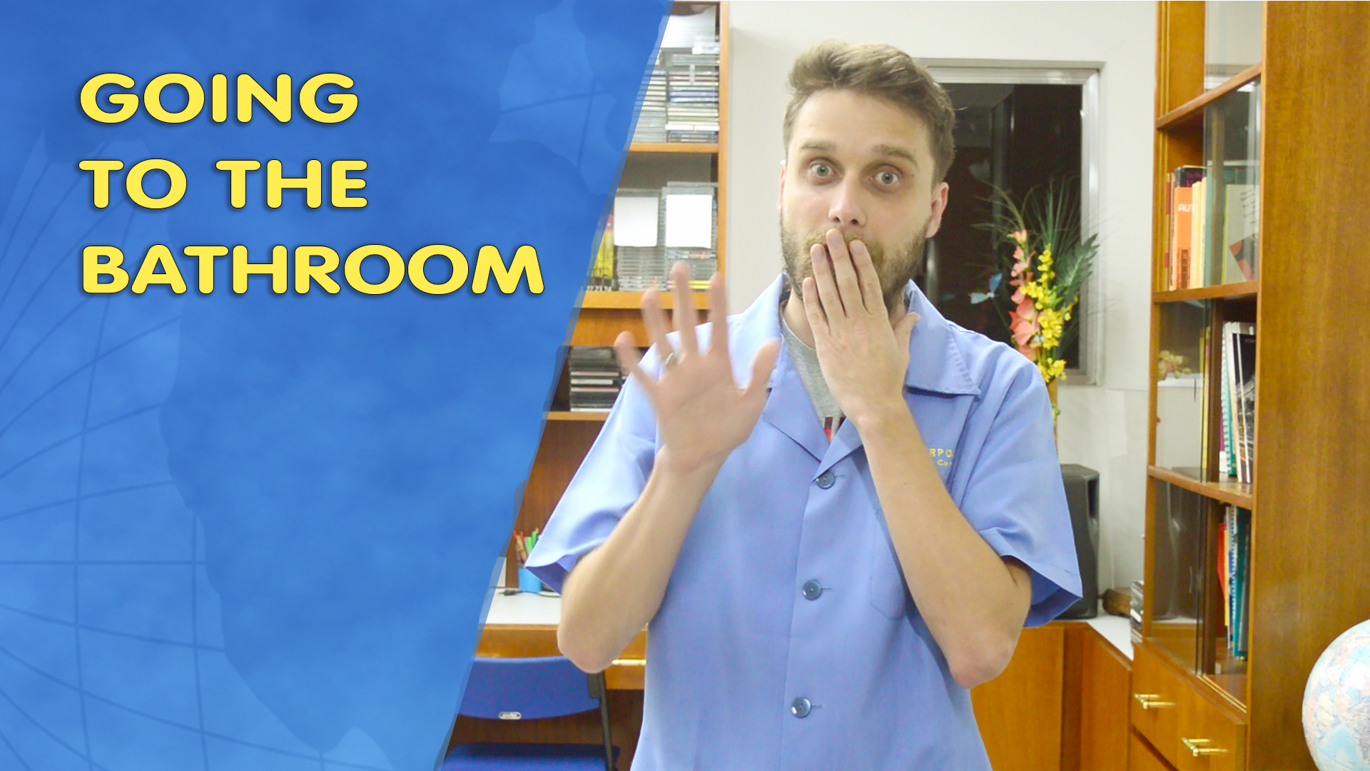 Going to the bathroom Escola Liverpool